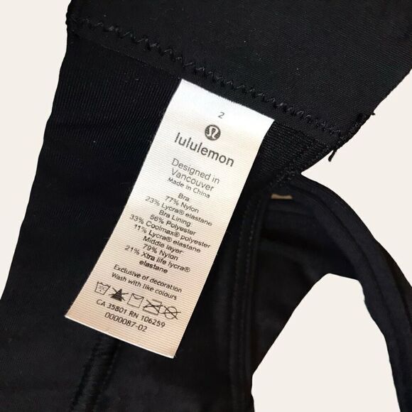Lululemon Stash it All Bra NWOT size 2 - Picture 5 of 5